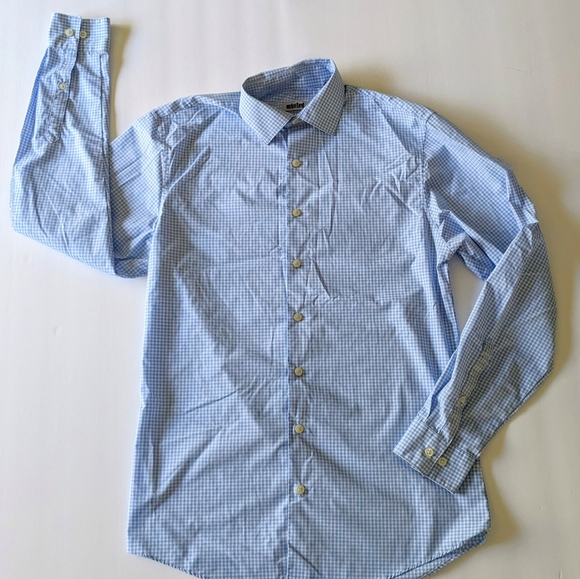 Kenneth Cole Unlisted Blue Dress Shirt - Picture 1 of 3